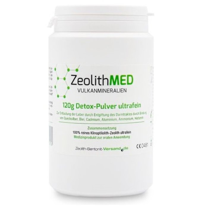 Zeolite Med Detox polvere 120 g - integratore depurativo a base di zeolite