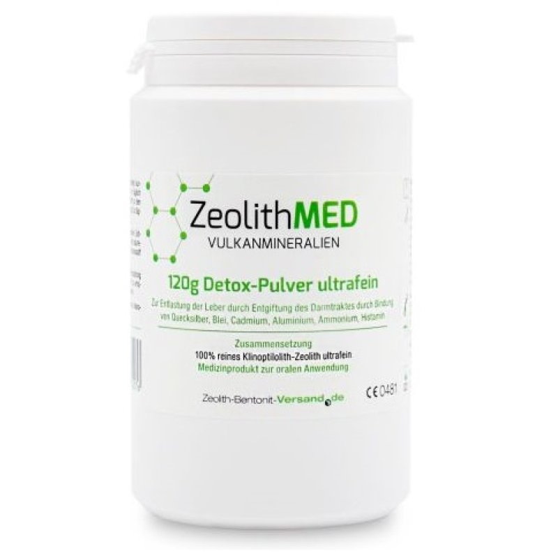 Zeolite Med Detox polvere 120 g - integratore depurativo a base di zeolite