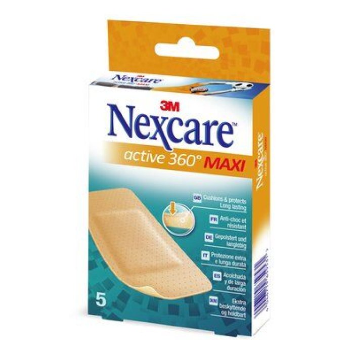 3M Nexcare - Flexible Foam MAXI Active Cerotto Impermeabile 5 cerotti