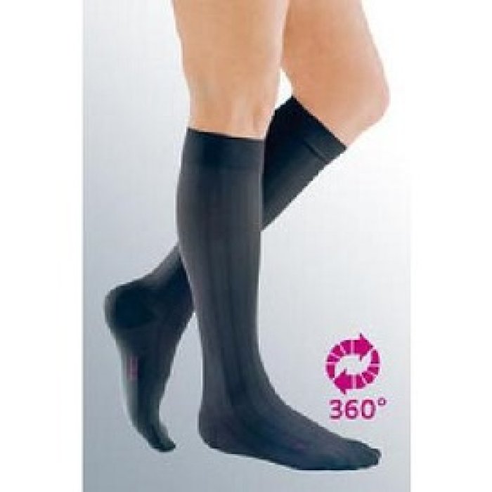 Gambaletto a Compressione Medi Elegance Classe 1 Nero Taglia 4 – Calza Elastocompressiva per Your Comfort, Sollievo Gambe per You