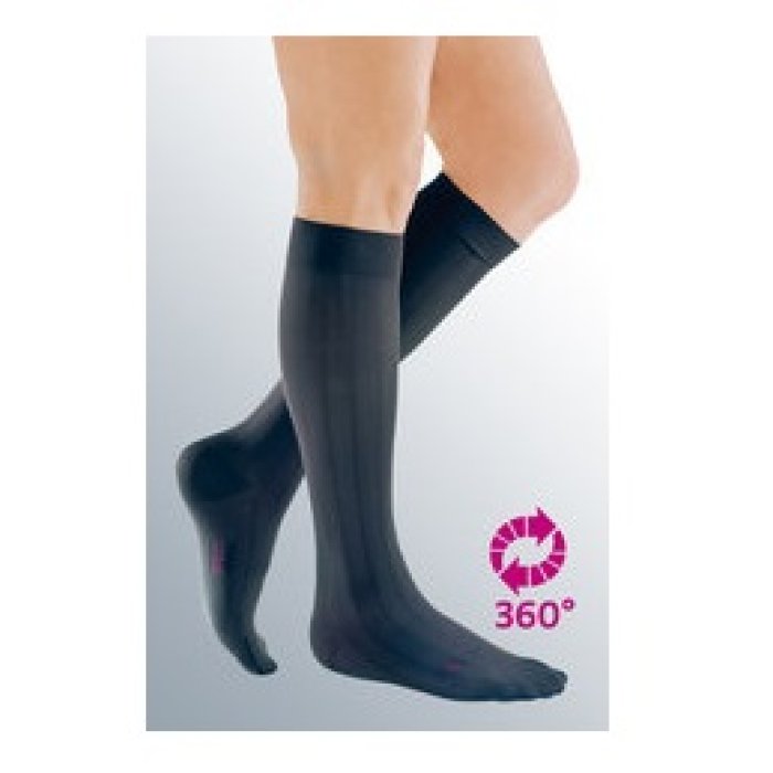 Medi KL1 uomo gambaletto navy L6 calza elastica a compressione graduata