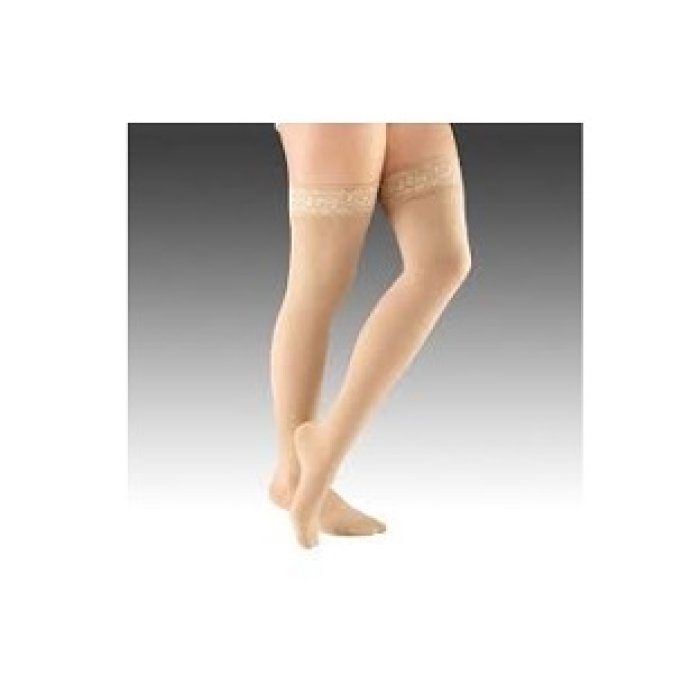 Medi KL2 Elegance calza autoreggente beige C5 modello 285 classe 2 a compressione graduata