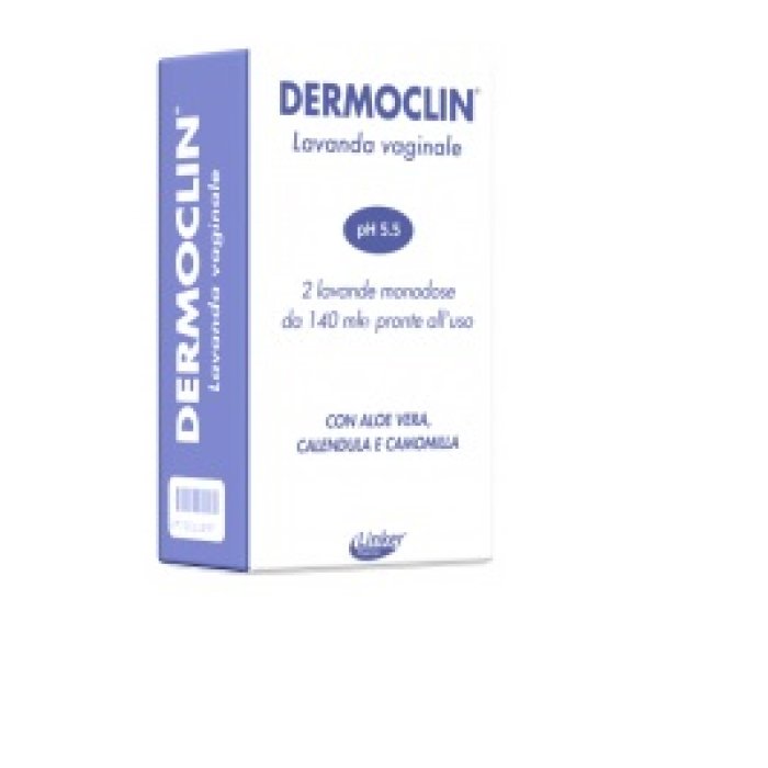 Dermoclin  Igiene Intima Lavanda Vaginale con pH 5.5 2 Flaconi da 140 ml