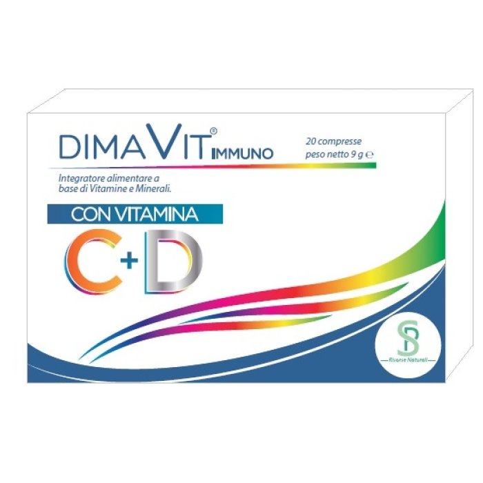 Dimavit 20 Compresse Integratore Alimentare Multivitaminico e Minerale per Energia e Benessere Quotidiano