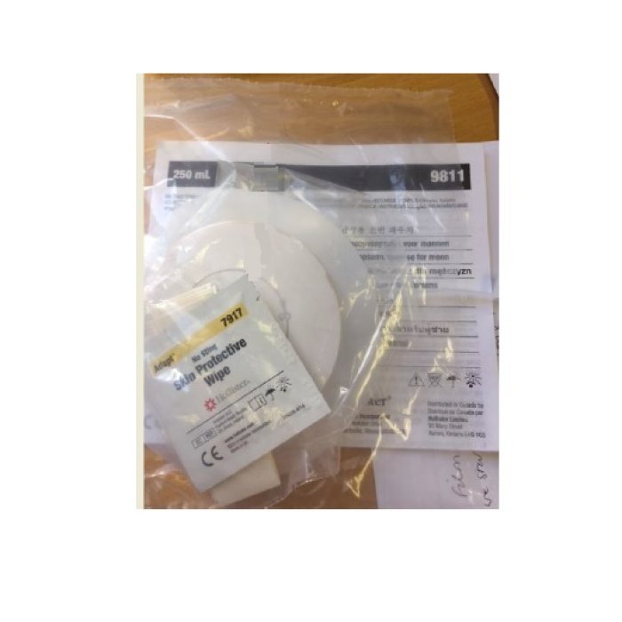 Hollister Sacca Urinaria per Pene Retratto 9811 per Incontinenza Maschile Monouso in Morbido Materiale Ipoallergenico