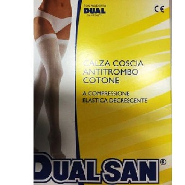 Dual Sanitaly Dualsan Calza Antitrombo Con Tassello  4