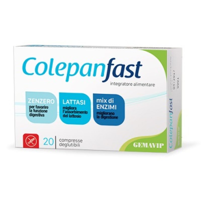 Colepanfast 500 mg 20 Compresse per Uso Orale