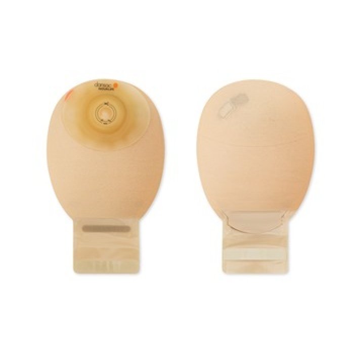 Dansac Nlife NovaLife 1 Sacca per Stomia Monopezzo Adesiva Opaca Senza Filtro Foro Ritagliabile 15-34 Millimetri