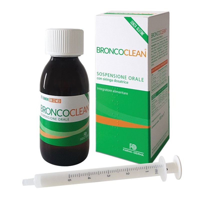 Farma-derma Broncoclean Sospensione Orale 100 Ml
