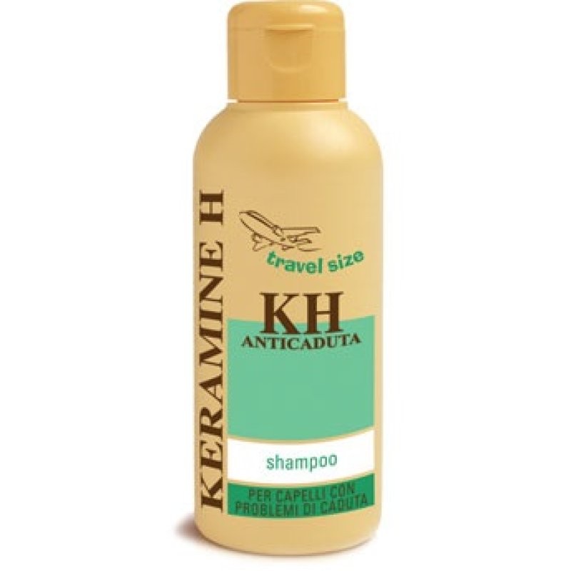 Keramine H Shampoo Anticaduta da Viaggio 100 ml – Trattamento Rinforzante per Capelli Deboli e Fragili