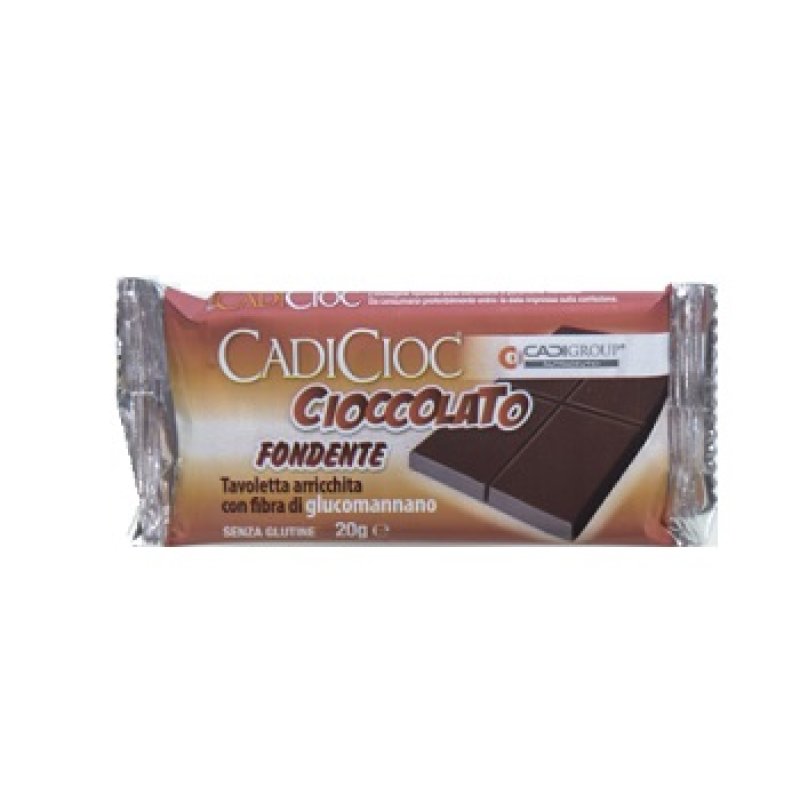 Ca.Di. Group Cadicioc Barretta Fondente Senza Glutine 20 g