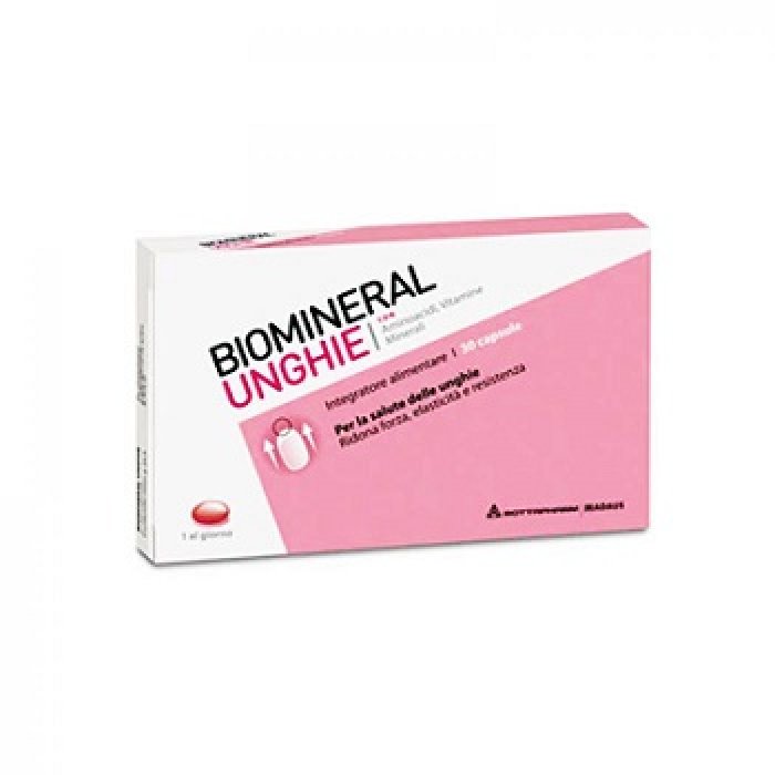 Biomineral Unghie Integratore Alimentare Unghie Deboli 30 Capsule