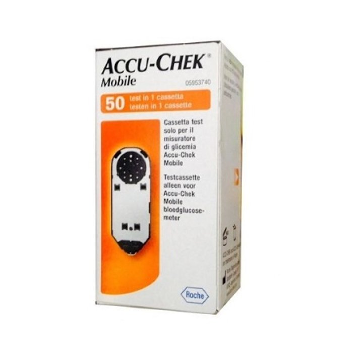Accu-Chek Mobile 50 Test Mic2 Strisce Misurazione Glicemia