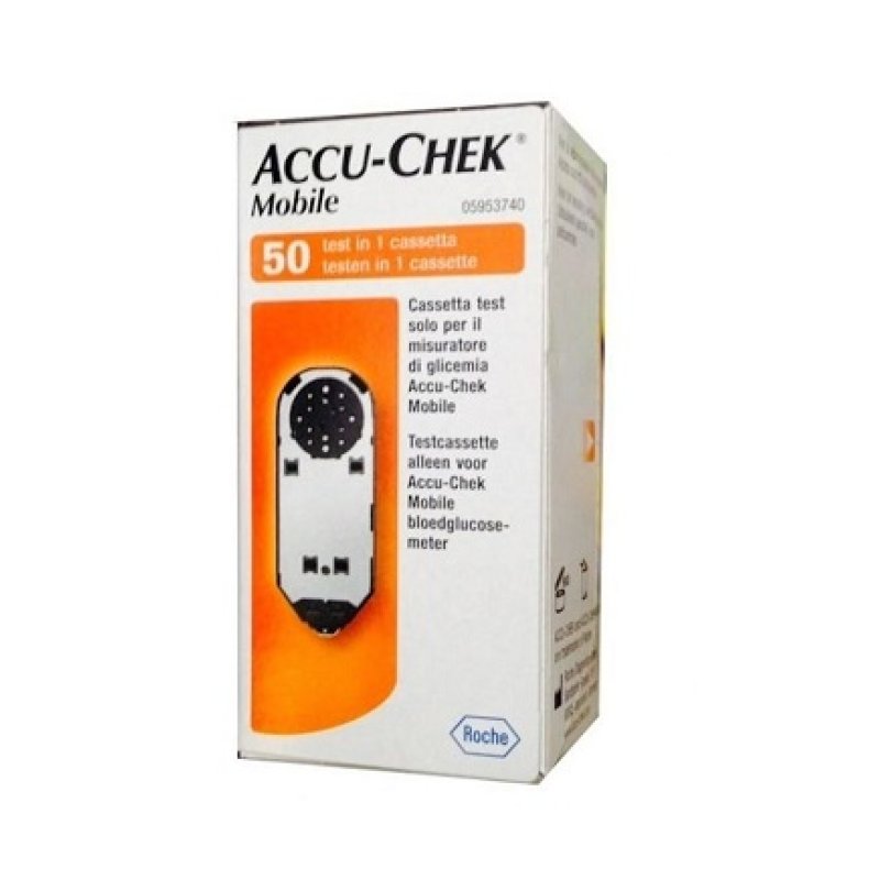 Accu-Chek Mobile 50 Test Mic2 Strisce Misurazione Glicemia