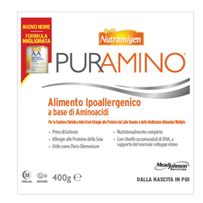 Mead Johnson Nutrition Nutramigen Puramino Barattolo 400 G
