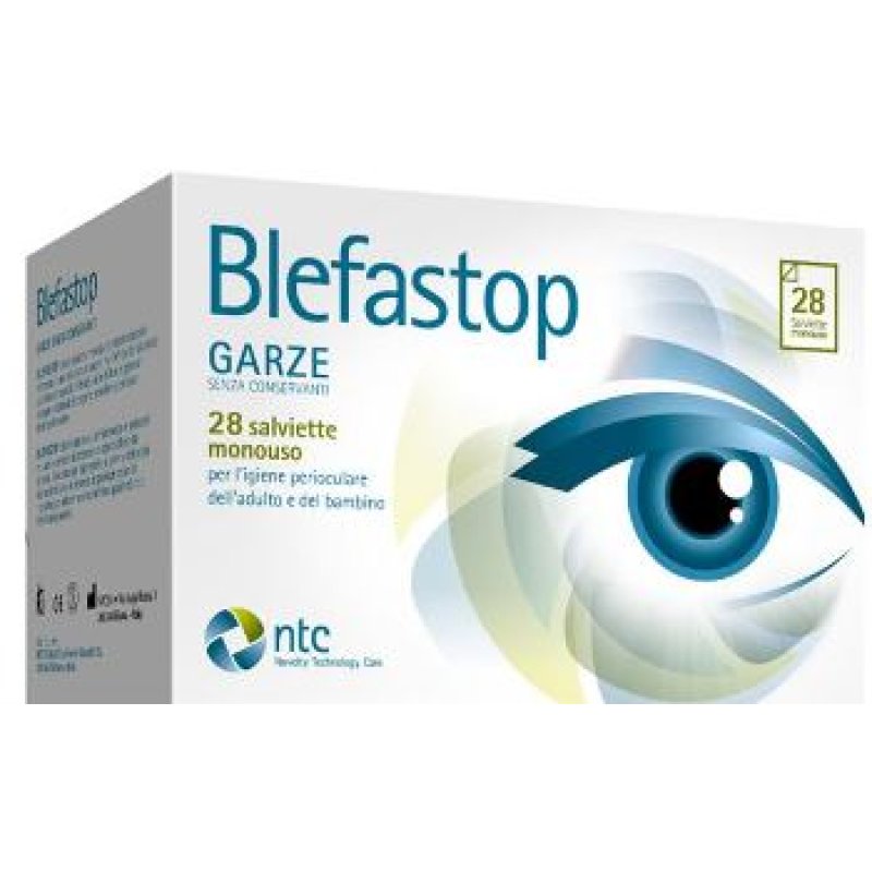 Ntc Italia Blefastop Garza In Cotone Piegata Con Filo Di Bario 28 Pezzi