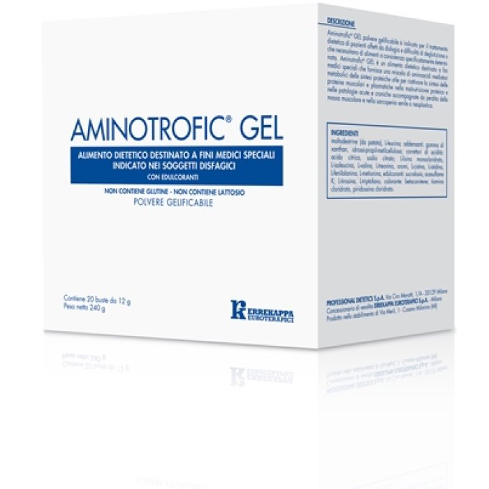 Aminotrofic Gel Alimento Dietetico A Fini Medici Speciali 20 Bustine Da 12 G
