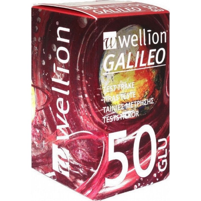 Med Trust Wellion Galileo Strisce Reattive GLU Misurazione Glicemia 25 Strisce
