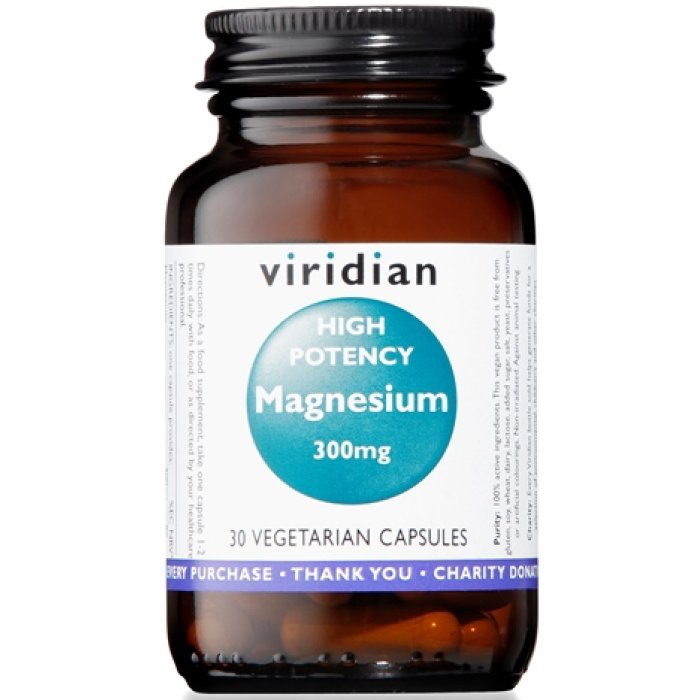Viridian Magnesium 300 mg High Potency - 30 capsule