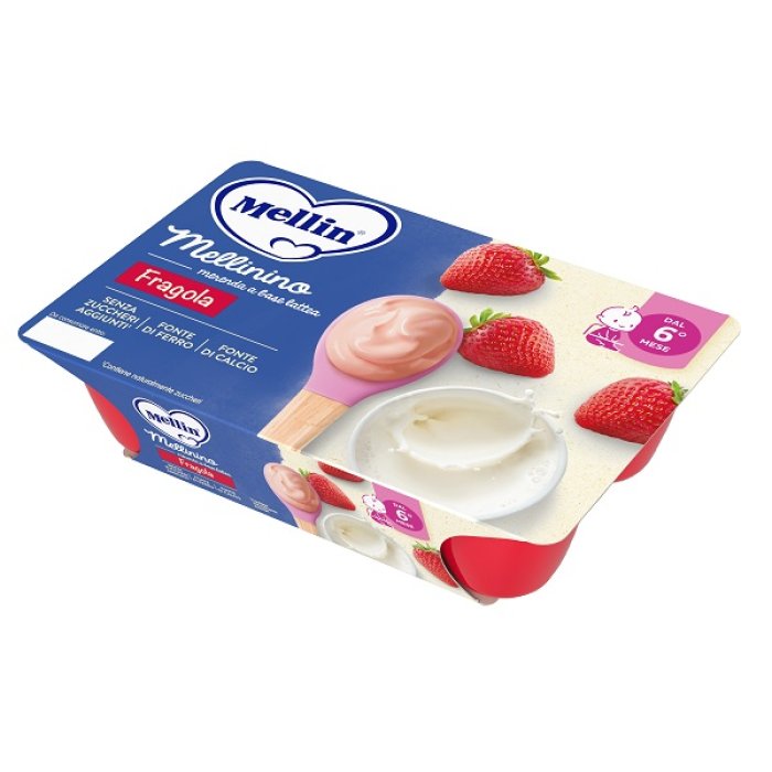 MELLININO MERENDA FRAGOLA6X55G