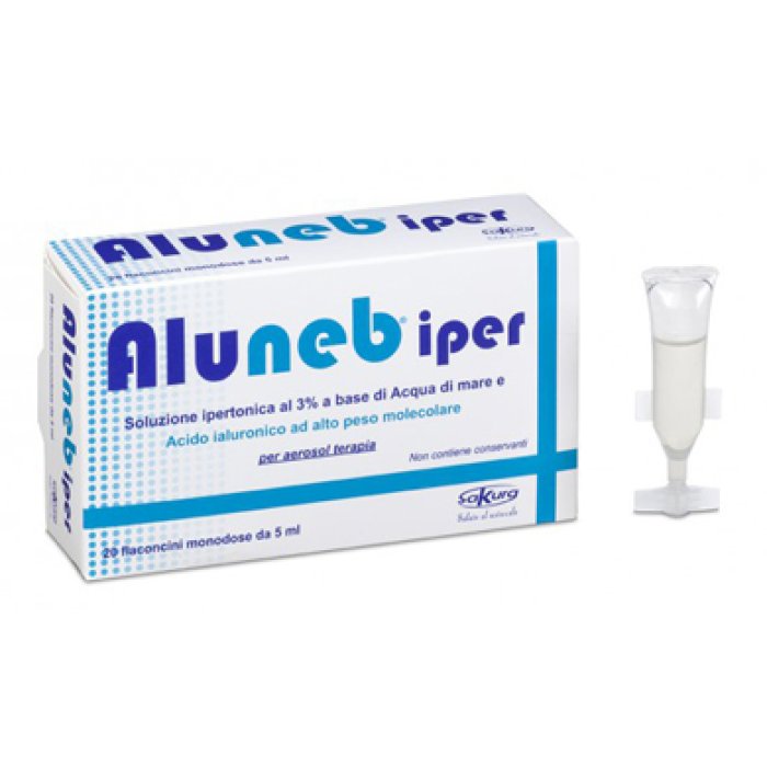 Aluneb Iper Soluzione salina per aerosol 20 Flaconcini x 5 ml