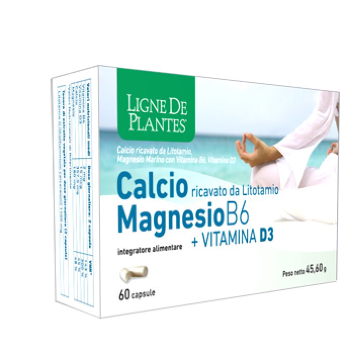 Calcio Magnesio B6 + Vitamina D3 60 capsule