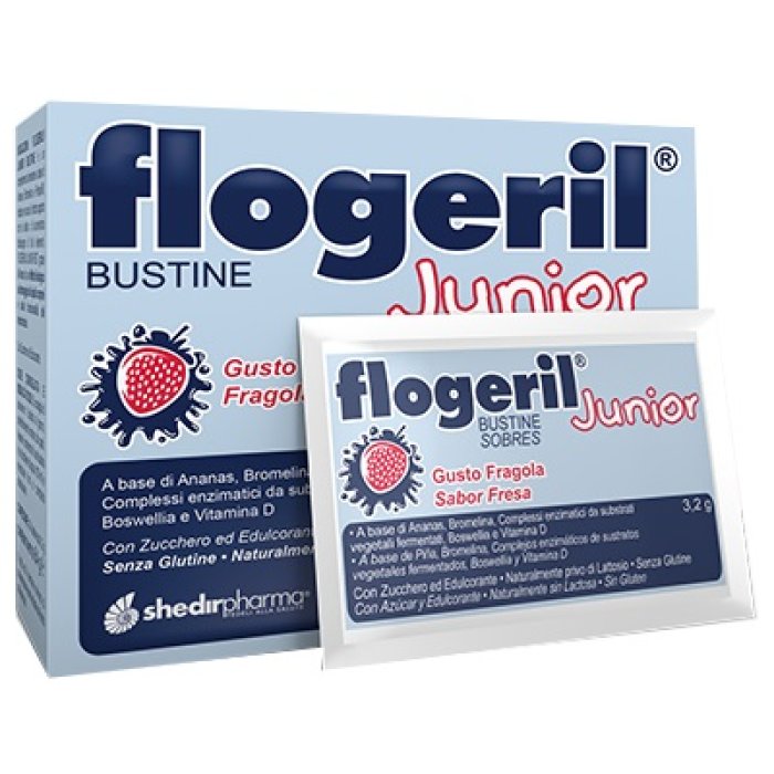 Shedir Pharma Flogeril Junior Gusto Fragola 20 Bustine