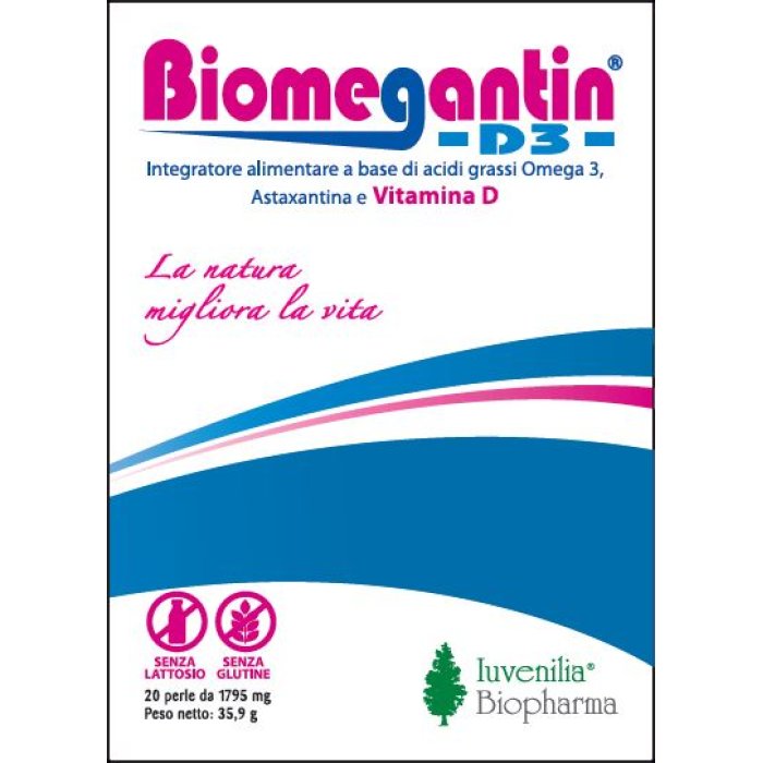 Iuvenilia Biopharma Omegantin Plus Integratore Alimentare 20 Perle da 1547 mg
