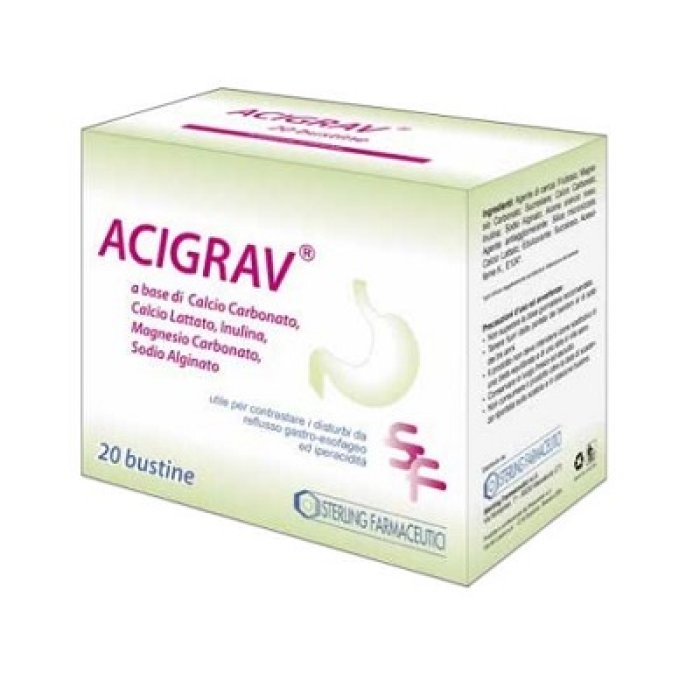 Sterling Farmaceutici Acigrav 20 Bustine