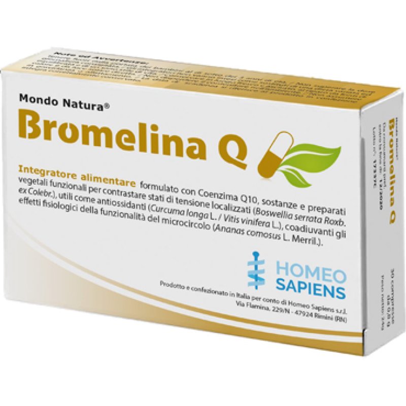Homeo Sapiens Bromelina Q Mondo Natura 30 Compresse