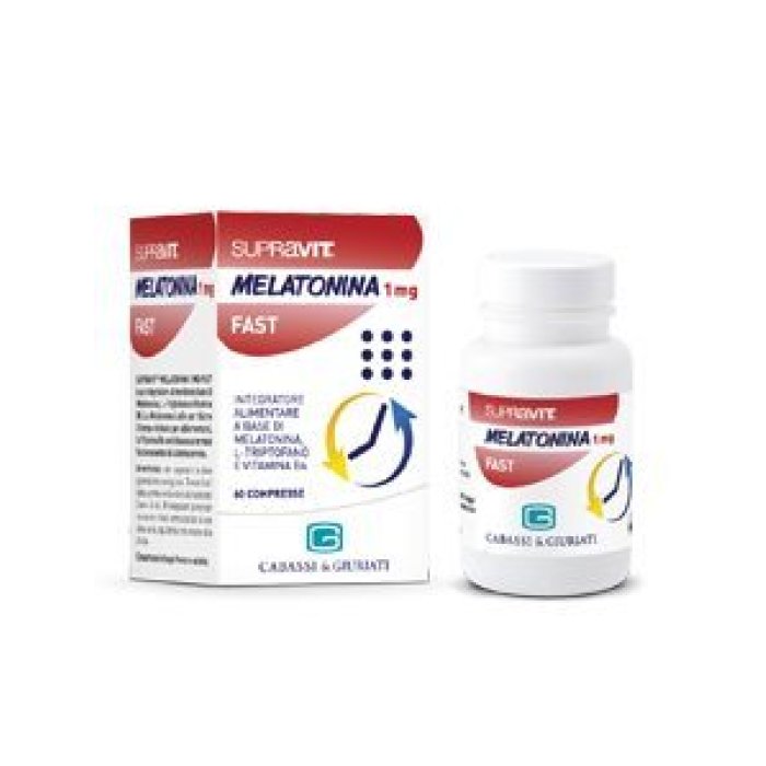 Supravit Fast Melatonina 1 mg Integratore Alimentare 60 Compresse