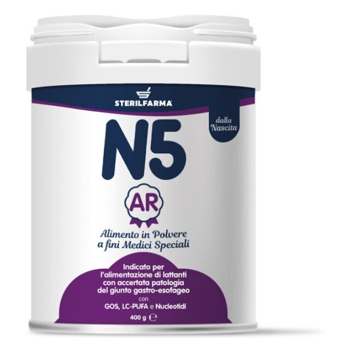 N5 AR alimento dietetico lattanti 400 g latte antirigurgito per neonati