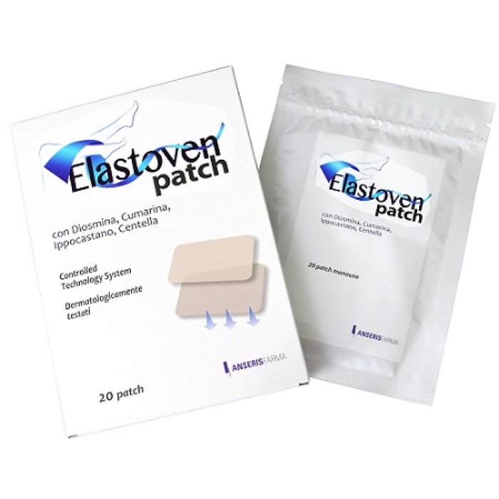 Anseris Farma Elastoven Patch Insufficienza Venosa 20 Cerotti Transdermici