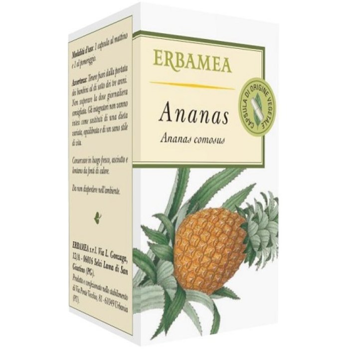 Ananas 50 opercoli Erbamea integratore drenante a base di ananas
