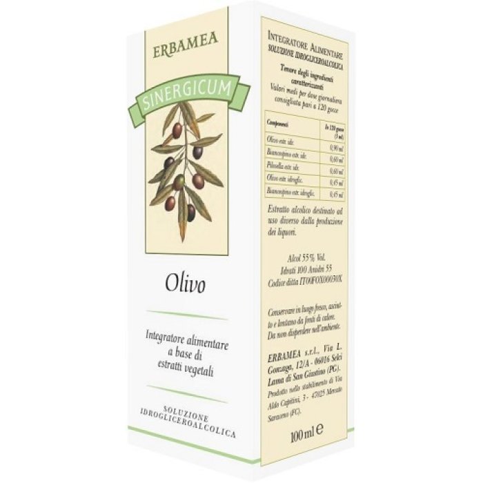 Sinergicum Olivo 100 ml - integratore fitoterapico a base di olivo