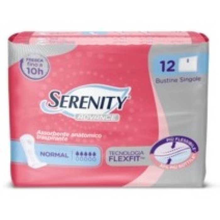 Serenity Advance - Assorbente Anatomico Traspirante Normal 12 assorbenti