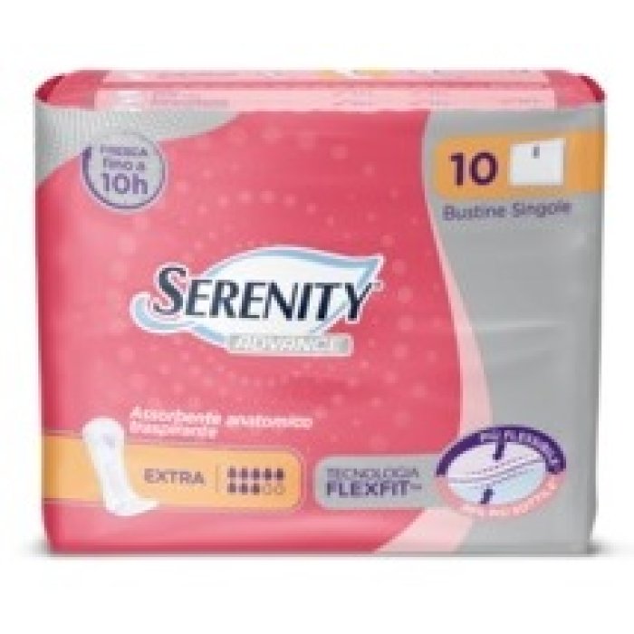 Serenity Advance Extra assorbenti per incontinenza adulto, confezione risparmio 6 confezioni da 10 pezzi