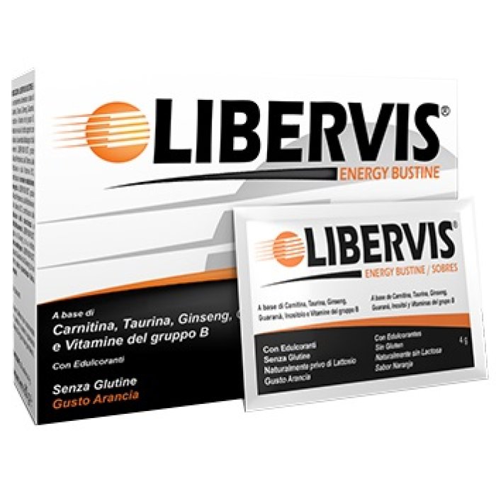 Shedir Pharma Libervis Energy Gusto Arancia Integratore alimentare 20 Bustine