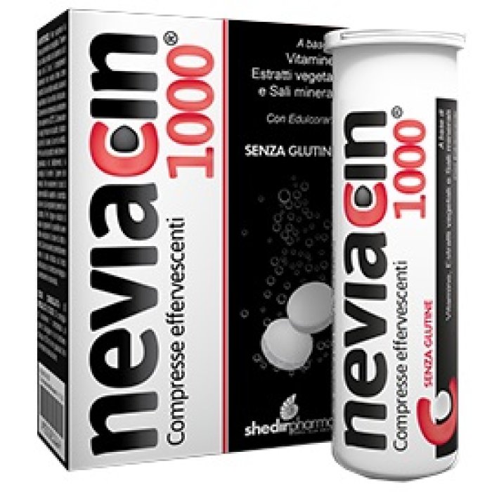 Shedir Pharma Neviacin 1000 20 Compresse Effervescenti