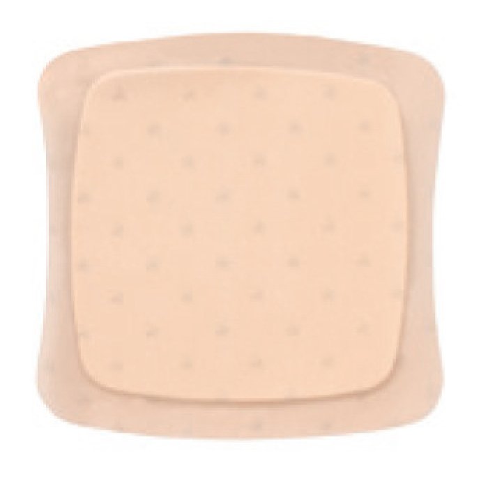 Aquacel Ag Foam medicazione in schiuma adesiva all’argento 8x8 cm – confezione da 10 pezzi
