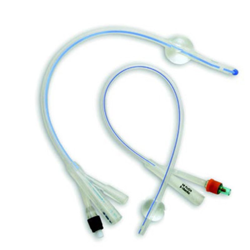 Catetere in Silicone 2 Vie CH14 Secur - Catetere Vescicale a Lungo Termine