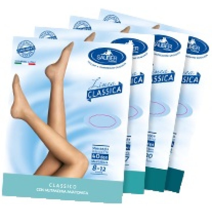 Sauber  Dispositivi Medici Classic Collant Liscio 100 Den 16-20mm tg 4 Beig
