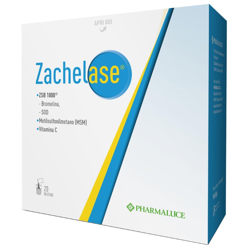 Zachelase Integratore a base di enzimi, metilsulfonilmetano e vitamina C 20 Bustine