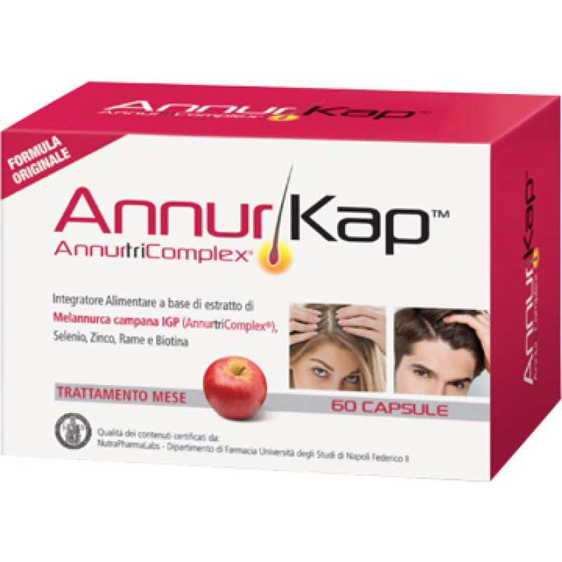 Annurkap Integratore Alimentare Capelli 60 Capsule Trattamento Mese