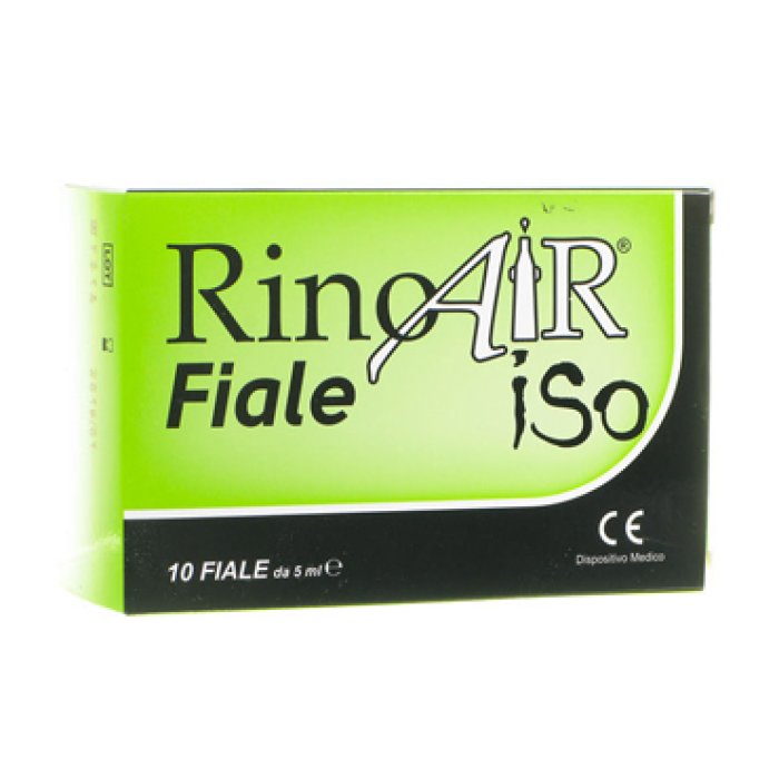 Shedir Pharma Rinoair Iso Soluzione Pulizia Fosse Nasali 10 Fiale Da 5 ml