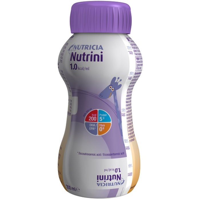 Nutricia Nutrini 200 ml – Alimento a Fini Medici Speciali per Nutrizione Infantile Completa ed Equilibrata