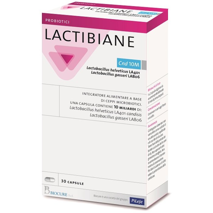 Lactibiane CND 10 Miliardi 30 Capsule Probiotico con Ceppi Selezionati per Benessere Intestinale
