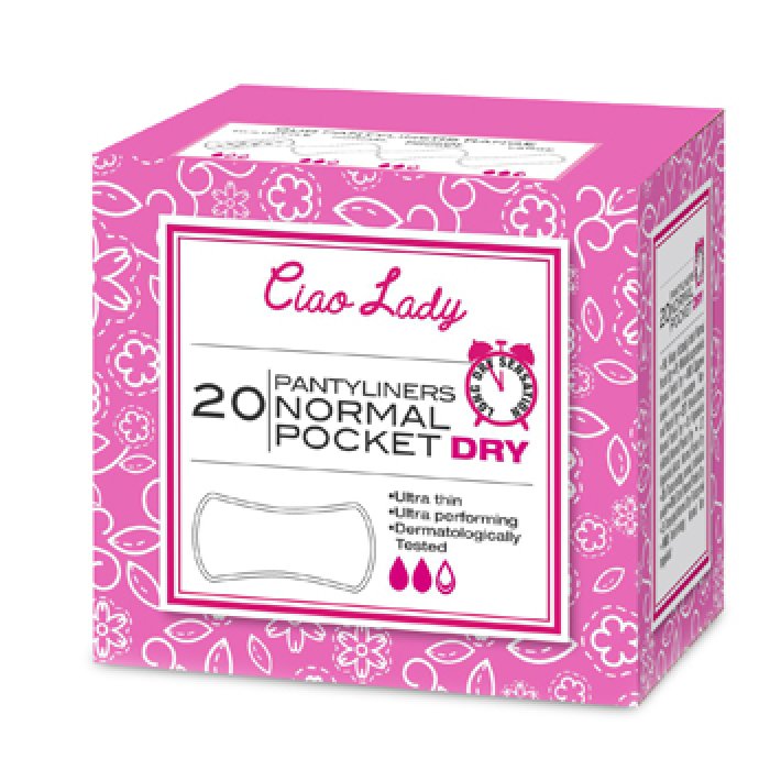Drylock Technologies Ciao Lady Proteggislip Ripiegato 20 Pezzi
