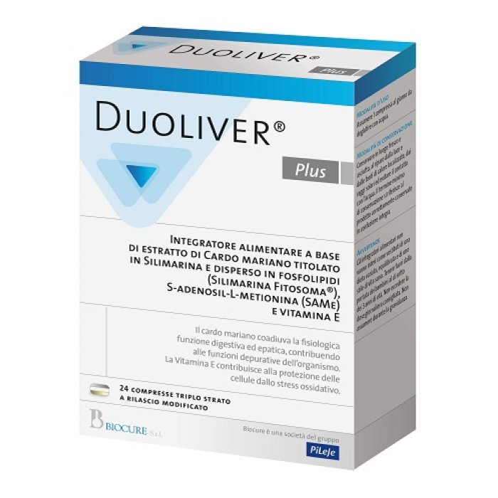 Biocure Duoliver Plus Integratore Alimentare 24 Compresse