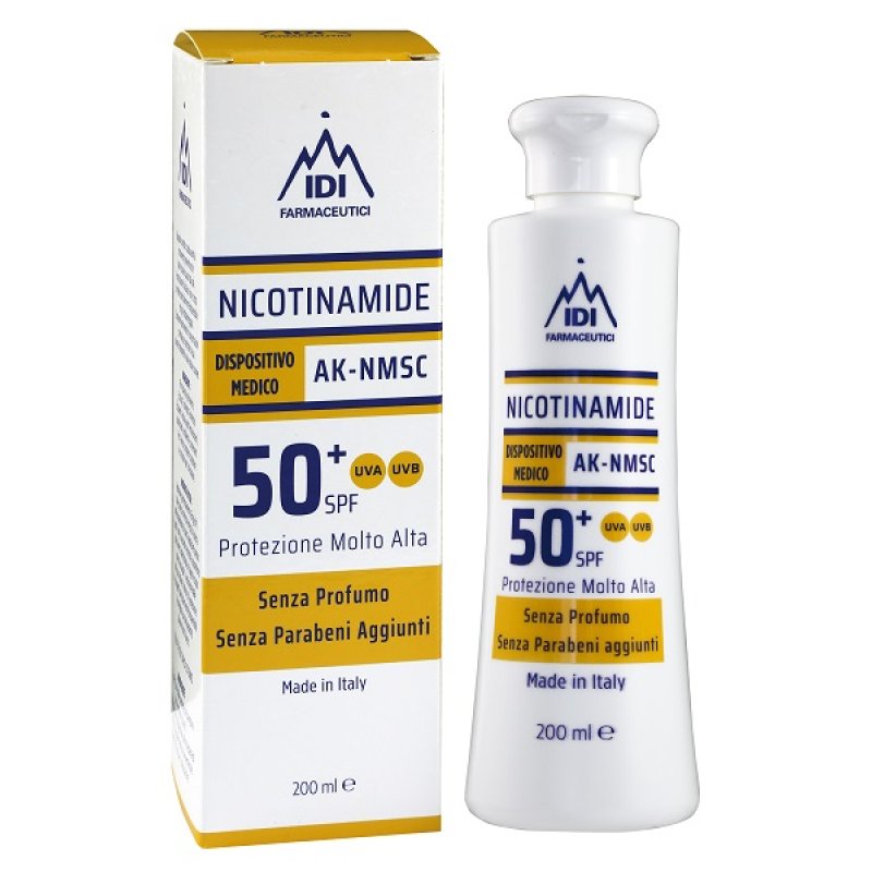 Welcome Pharma Nicotinamide Ak-nmsc 50+spf Protezione Molto Alta 200 Ml